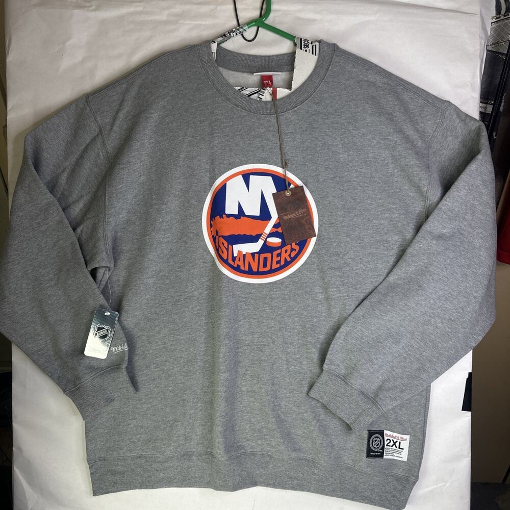 Mitchell & Ness NHL New York Islanders Crew Neck Sweatshirt Size 2XL NWT $80